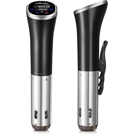 Sous Vide, Wancle Sous Vide Garer Stick 1100W IPX7 Wasserdicht Präzisionskochtopf Immersion Zirkulator Mit Reservierungsfunktion, einfach zu speichern