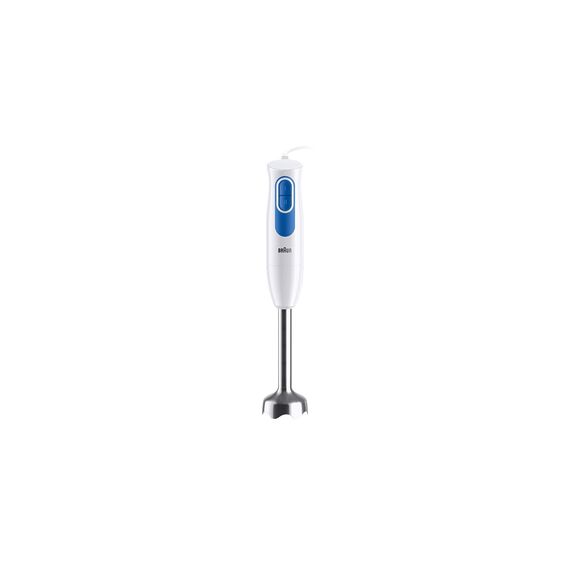 Braun Stabmixer MQ20.001M - MultiQuick 2 Pürierstab mit Edelstahl-Mixfuß, für Saucen, Smoothies und Vieles Mehr, 2 Geschwindigkeiten, inkl. 600 ml Mix- & Messbecher, 600 W, Weiß