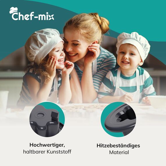 Chef-Mix Motor Kupplung Ersatz für Vоrwerk Motorkupplung - Kupplungseinsatz Mitnehmerritzel für Küchenmaschine Thermоmix TM31 - Thermоmix Vоrwerk TM31 Ersatzteile & Thermоmix Zubehör TM31