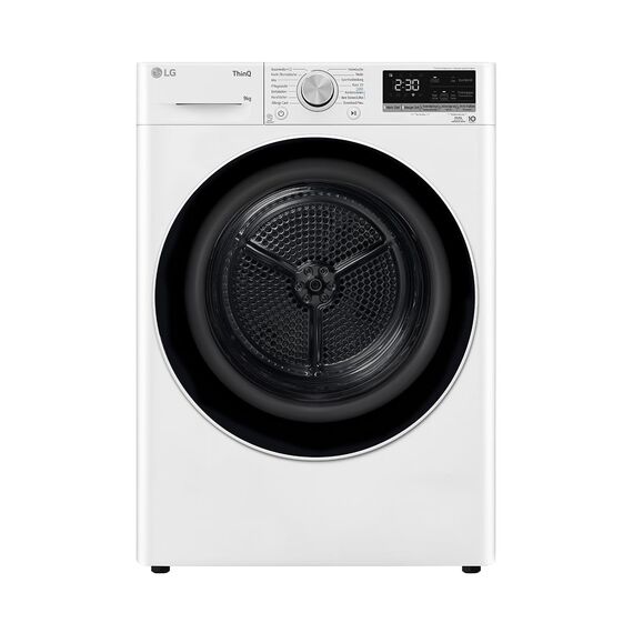 LG V9R09TC Wärmepumpen-Trockner 9 kg Kapazität, Sensor Dry, Allergy Care, Smart Diagnosis, Weiß