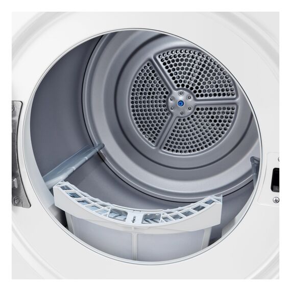 LG RT90V9P Wärmepumpentrockner – 9 kg Kapazität, Dual Inverter Technologie, Automatisch selbstreinigender Kondensator, Sensor Dry, Allergy Care, Reversive Trommel, Smart Diagnosis, ThinQ App, Weiß
