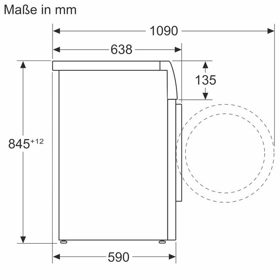 Siemens WG56B2A41, iQ700, Smarte Waschmaschine 10 kg, 1600 UpM, Made in Germany, i-Dos, Antiflecken-System, smartFinish Bügelhilfe, schneller Waschen mit speedPack XL, Mini load für Einzelteile