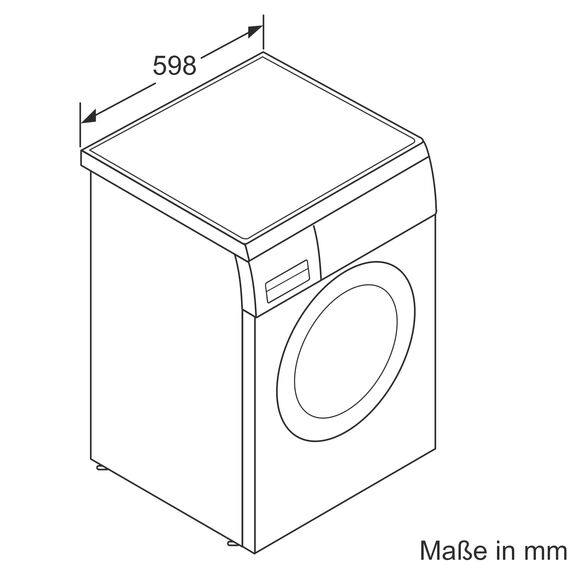 Bosch WUU28T71, Stiftung Warentest Testsieger*, Serie 6 Waschmaschine 8 kg, Unterbaufähig, 1400 UpM, Beladungserkennung, Hygiene Plus, Nachlegefunktion, Frontlader, LED Display, Schontrommel, AquaStop