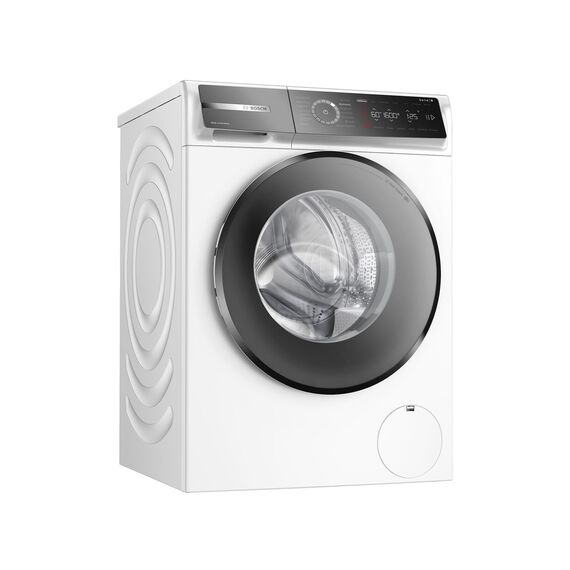 Bosch WGB256041, Serie 8, Smarte Waschmaschine, 1-10kg, 1600 UpM, Made in Germany, Maximale Energie- und Wasserersparnis, Fleckenautomatik, Iron Assist, Speed Perfect, Nachlegefunktion, AquaStop