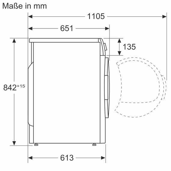 Bosch WQB245B40, Stiftung Warentest GUT (2,5)*, Serie 8 Smarter Wärmepumpentrockner 9 kg, AutoDry Sensorgesteuerte Trocknung, SmartDry Programmautomatik, LED-Display, Selbstreinigender Kondensator