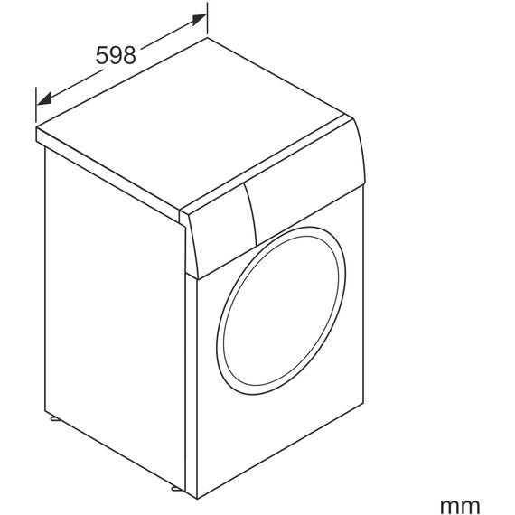 BOSCH WAN28127 Waschmaschine Serie 4, Frontlader mit 8kg Fassungsvermögen, 1400 UpM, Iron Assist, Active Water Plus, EcoSilence Drive, Speed Perfect, Weiß, 60cm