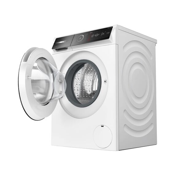 Bosch WGB256041, Serie 8, Smarte Waschmaschine, 1-10kg, 1600 UpM, Made in Germany, Maximale Energie- und Wasserersparnis, Fleckenautomatik, Iron Assist, Speed Perfect, Nachlegefunktion, AquaStop