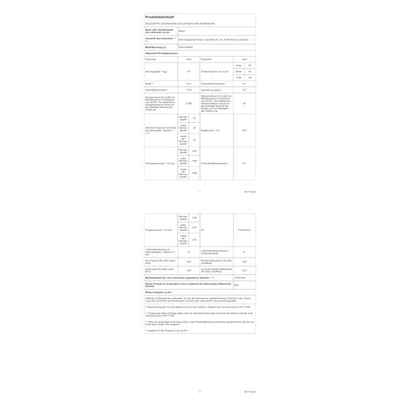 Bosch WGH244M40, Serie 6, Smarte Waschmaschine 9 kg, 1400 UpM, Fleckenautomatik, Iron Assist für weniger Falten, Mini Load, schneller Waschen mit Speed Perfect, Touch Bedienung, Nachlegefunktion