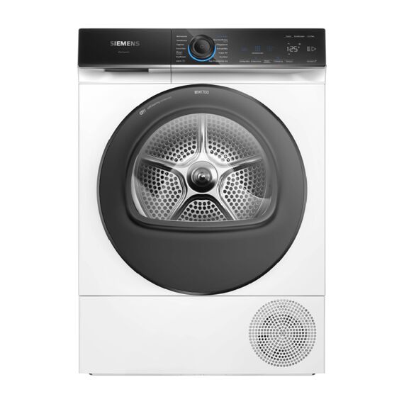 Siemens WQ35B2B30, Smarter iQ700 Wärmepumpentrockner für 1-8 kg Wäsche, Schnellprogramm, Schonende autoDry Trocknung, softDry Schontrommel mit Licht, Outdoor-Programm, directTouch Plus Display, Weiß