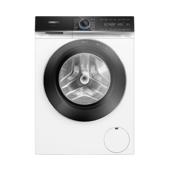 Siemens WG56B2A41, iQ700, Smarte Waschmaschine 10 kg, 1600 UpM, Made in Germany, i-Dos, Antiflecken-System, smartFinish Bügelhilfe, schneller Waschen mit speedPack XL, Mini load für Einzelteile