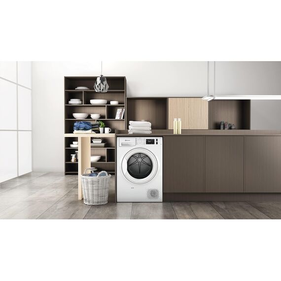 Bauknecht TK AO 83 N Wärmepumpentrockner, 8 kg, ActiveCare, EasyCleaning-Filter, Wolle-Programm, Startzeitvorwahl, Anti-Allergie-Programm, Weiss