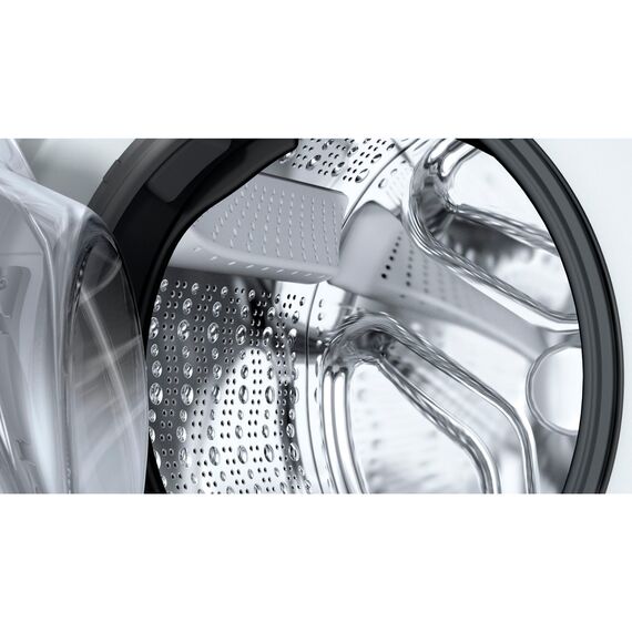 BOSCH WAN28127 Waschmaschine Serie 4, Frontlader mit 8kg Fassungsvermögen, 1400 UpM, Iron Assist, Active Water Plus, EcoSilence Drive, Speed Perfect, Weiß, 60cm