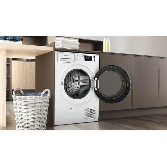 Bauknecht TK AO 83 N Wärmepumpentrockner, 8 kg, ActiveCare, EasyCleaning-Filter, Wolle-Programm, Startzeitvorwahl, Anti-Allergie-Programm, Weiss