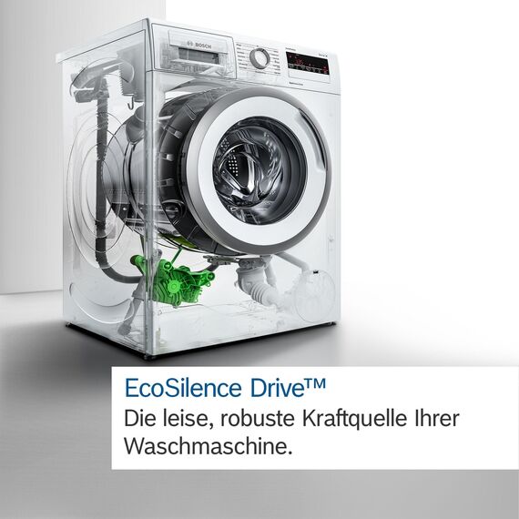 Bosch WUU28T42 Serie 6 Waschmaschine 9 kg, Unterbaufähig, 1400 UpM, Maximale Energie- und Wasserersparnis, Speed Perfect, Extraprogramme für Sport, Dunkles und Babykleidung, Nachlegefunktion