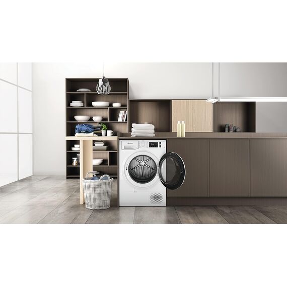 Bauknecht TK AO 83 N Wärmepumpentrockner, 8 kg, ActiveCare, EasyCleaning-Filter, Wolle-Programm, Startzeitvorwahl, Anti-Allergie-Programm, Weiss