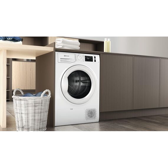 Bauknecht TK AO 83 N Wärmepumpentrockner, 8 kg, ActiveCare, EasyCleaning-Filter, Wolle-Programm, Startzeitvorwahl, Anti-Allergie-Programm, Weiss