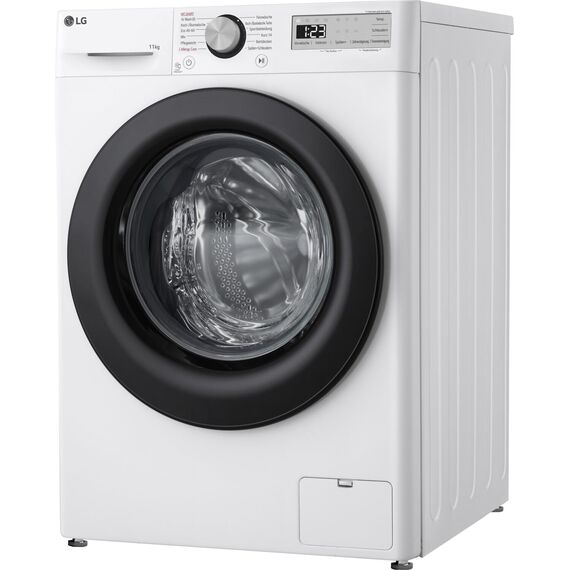 LG F4WR4911P Waschmaschine, Frontlader, 11 kg, 1350 U/Min, AI DD, Steam, 6 Motion, Inverter Direct Drive, leise und effizient, Weiß [Energieklasse A]
