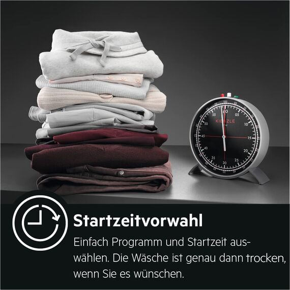 AEG Wärmepumpentrockner, AbsoluteCare, Wolle-Seide-Outdoor trocknen, Mengenautomatik, Knitterschutz, Kindersicherung, Schontrommel, Trommelbeleuchtung