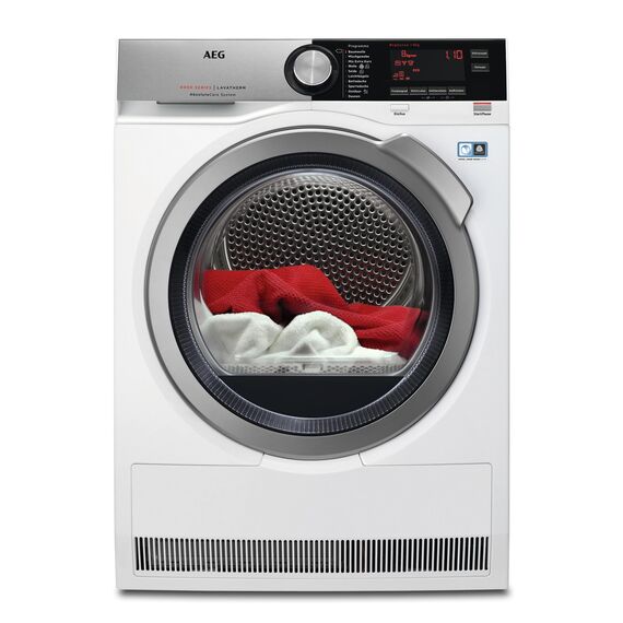AEG Wärmepumpentrockner, AbsoluteCare, Wolle-Seide-Outdoor trocknen, Mengenautomatik, Knitterschutz, Kindersicherung, Schontrommel, Trommelbeleuchtung