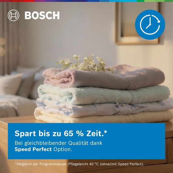 Bosch Waschmaschine 8 kg Serie 4, 1400 UpM, Leiser Betrieb, Iron Assist, Speed Perfect, Nachlegefunktion, Hygiene Plus Programm, AquaSecure Plus, Langlebig mit Ersatzteilverfügbarkeit, WAN282K4