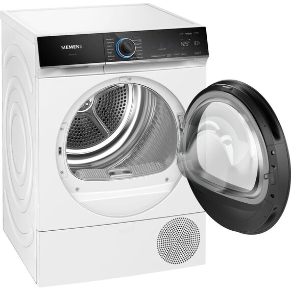 Siemens WQ45B2B40, Stiftung Warentest GUT (2,5)*, iQ700 Smarter Wärmepumpen-Trockner 9kg, autoDry optimale Trocknung, selbstreinigender Kondensator, Touch LED-Display, intelligentDry, Outdoor-Programm