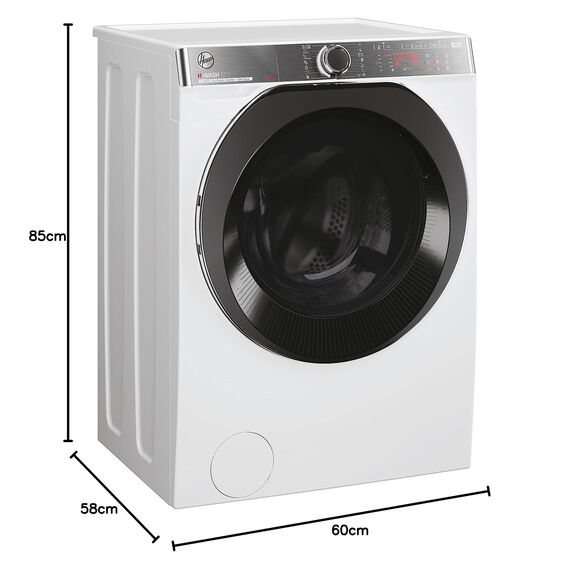 Hoover H-WASH 550 H5WPBD610AMBC-S Waschmaschine/Energieeffizienzklasse A/Füllmenge 10 kg/Eco-Power Inverter Motor/Power Care System/ActiveSteam/hOn App/Wi-Fi + Bluetooth