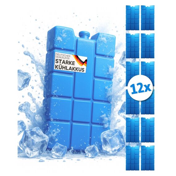 ToCi Kühlakkus Set 8X je 200 ml – Kompakte Kühlelemente für Kühltasche & Kühlbox | Wiederverwendbare Eisakkus BPA-frei | Bis zu 12 h Kühlung – EU-Qualität