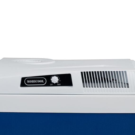 Mobicool ME24 elektrische Kühlbox 23L – 12V und 230V – Kompakte Auto-Kühlbox mit Doppellüfter-System und Kabelfach im Deckel für Camping, Urlaub und Tagesausflüge