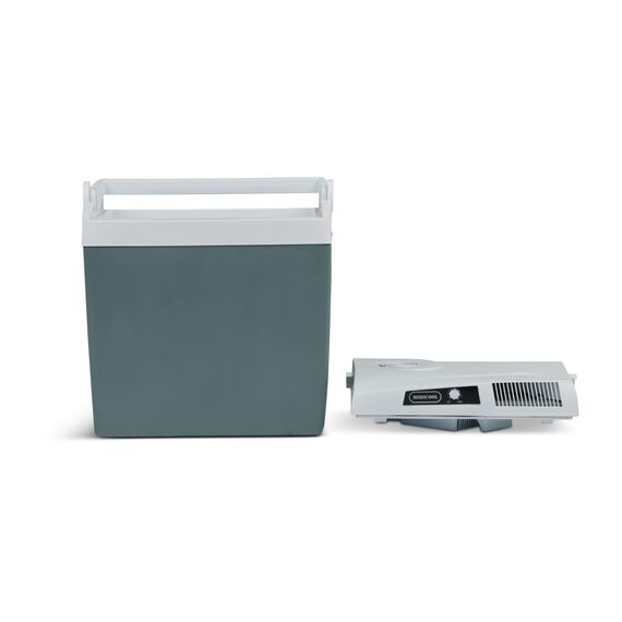 Mobicool ME24 elektrische Kühlbox 23L – 12V und 230V – Kompakte Auto-Kühlbox mit Doppellüfter-System und Kabelfach im Deckel für Camping, Urlaub und Tagesausflüge