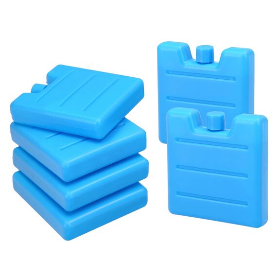 VonBueren 6 x Mini Kühlakkus für Kühltasche und Kühlbox 7,5 x 7,1 x 1,7 cm klein | 75 g je Kühlakku