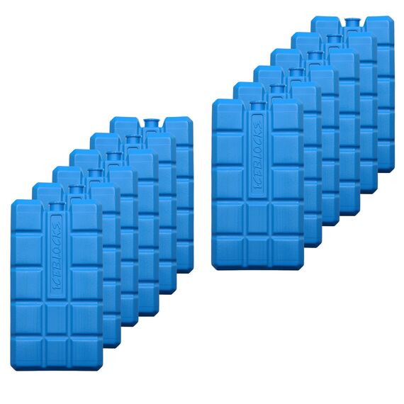 VonBueren 2-24 Kühlakkus für Kühltasche 12h Lange Kühlung | ca. 200 g je Kühlakku | ca. 8,1 x 15,2 x 2,2 cm | auch für Kühlbox (12)
