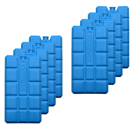 VonBueren 2-24 Kühlakkus für Kühltasche 12h Lange Kühlung | ca. 200 g je Kühlakku | ca. 8,1 x 15,2 x 2,2 cm | auch für Kühlbox (8)