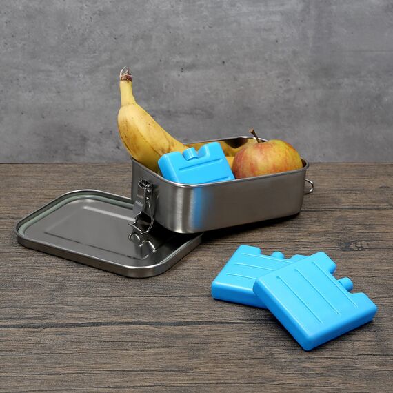 VonBueren 6 x Mini Kühlakkus für Kühltasche und Kühlbox 7,5 x 7,1 x 1,7 cm klein | 75 g je Kühlakku