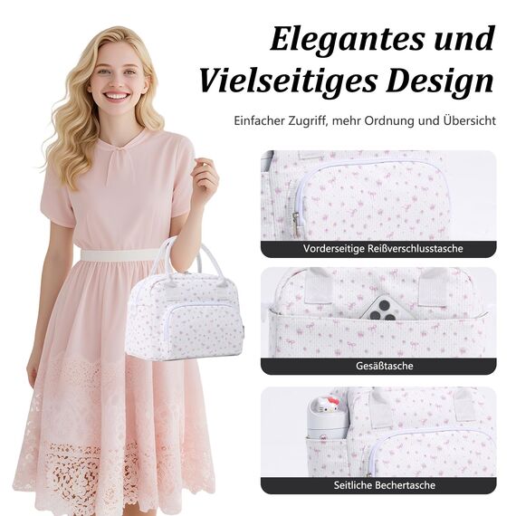 AOTM Kühltasche Klein für Frauen Männer, 12L Große Lunchtasche Isoliert Verstellbare Schultergurte, Faltbar Mini kühltasche kühlbox klein für Herren Damen, Isoliertasche für Arbeit Picknick Unterwegs