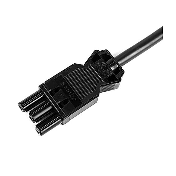 BACHMANN Gerätezuleitung Wieland GST18 3m Schwarz 375.003