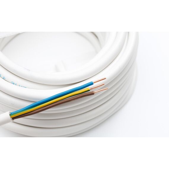 Elpar Hochleistungs-Stromkabel NYM-J, 3 x 1.5 mm² - Robust, Flexibel, Sicherheitsgeprüft, Energiesparend, Langlebig (10 m)