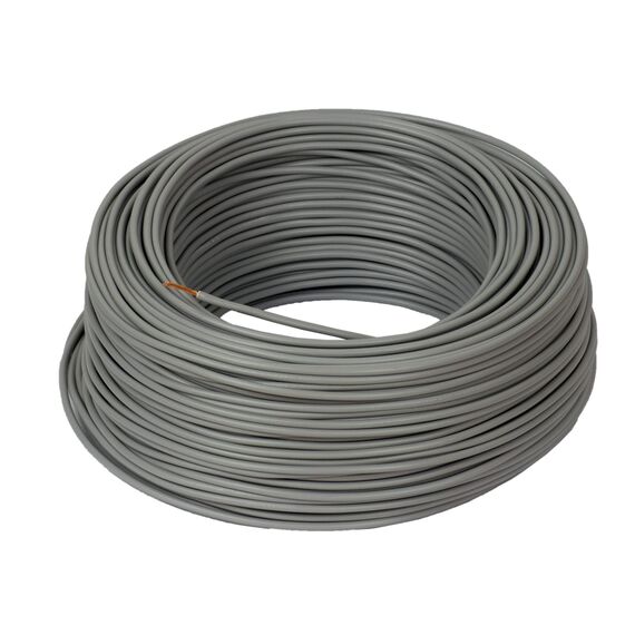 10 Meter ALPTEG H07V-K Kabel 1,5 mm² grau