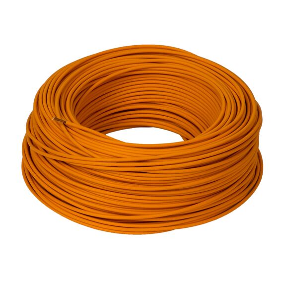 10 Meter ALPTEG H07V-K Kabel 1,5 mm² orange