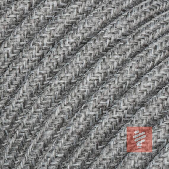 Textilkabel für Lampe, Stoffkabel 3-adrig (3x0,75mm²) - Meterware, Preis pro Meter