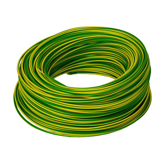 10 Meter ALPTEG H07V-K Kabel 1,5 mm² grün-gelb