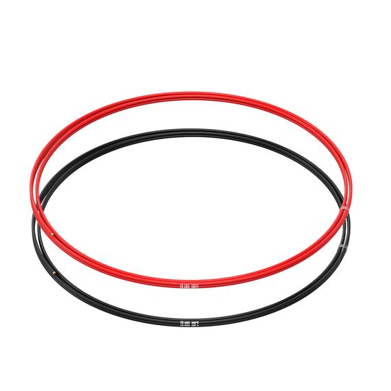 MMOBIEL 28 AWG Silikon Elektronik Kabel - 28 Gauge (0,08mm²) Verzinnte Kupferkabel - 2 Separate Kabel Rot & Schwarz Jede 1,5 m / 5 ft für Elektrische Reparatur, Sensoren, Drohnen, Lautsprecherkabel