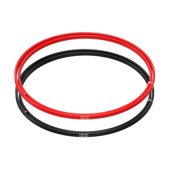 MMOBIEL 20 AWG Silikon Elektronik Kabel - 20 Gauge (0,52mm²) Verzinnte Kupferkabel - 2 Separate Kabel Rot & Schwarz Jede 1,5 m / 5 ft für Elektrische Reparatur, Sensoren, Drohnen, Lautsprecherkabel