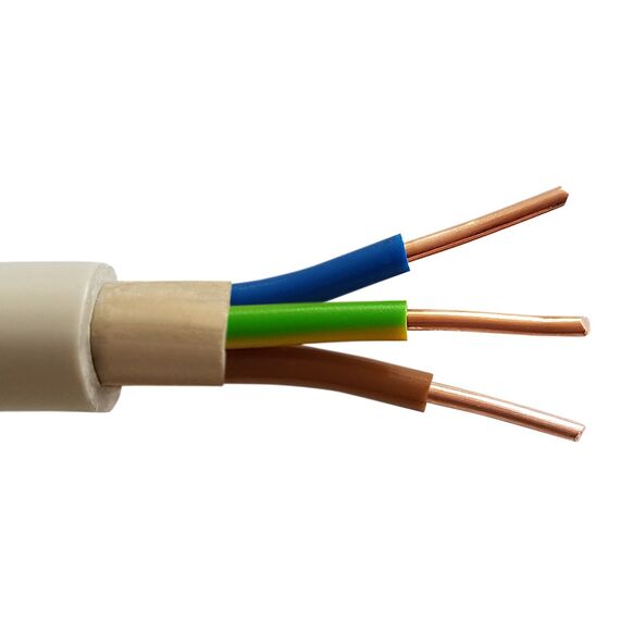 OKSI 100m NYM-J 3x2,5 mm² Mantelleitung Feuchtraumkabel Elektrokabel Kupfer Made in Germany