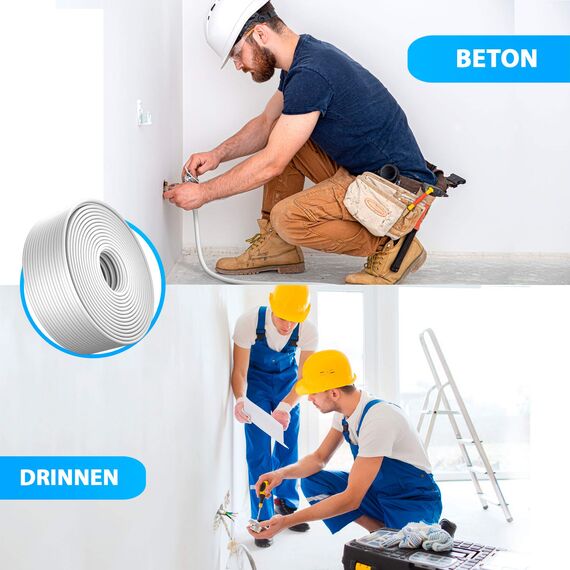 MAS Premium Feuchtraumkabel Stromkabel 5-200m Mantelleitung NYM-J 3x1, 5 2,5 4 6 10 oder 5x1,5 2,5 4 6 10 16 Elektrokabel für feste Verlegung (NYM-J 3x1, 5 mm², 10m)
