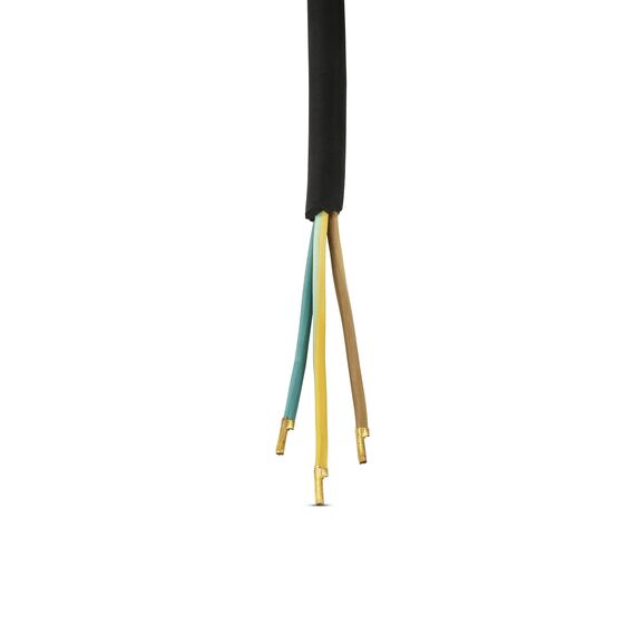 REV Zuleitung - Ersatzkabel für den Außenbereich, 10m Zuleitung (H07RN-F 3G1,5 mm²), Stromkabel mit Stecker, 3680W, IP44 - schwarz