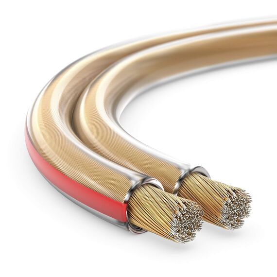 Manax SC2075T-30 Lautpsrecherkabel 2x0,75 mm² CCA (Boxenkabel/Audiokabel), Ring 30 m, transparent