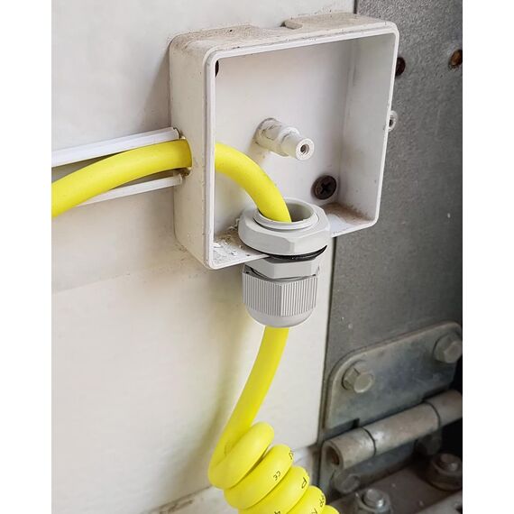 42 Stück Kabelverschraubung Set - Caianwin IP68 Kabeldurchführung Wasserdicht M12 M16 M20 M25 Verschraubung Set für Abzweigkasten,Verteilerkasten, Aufputz-Sicherungskasten,Wandverteiler