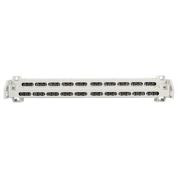 Sicherungskasten Aufputz IP65 Feuchtraum Gehäuse Verteiler Kleinverteiler 2 reihig 24 Module (N/PE Klemme 4x15)