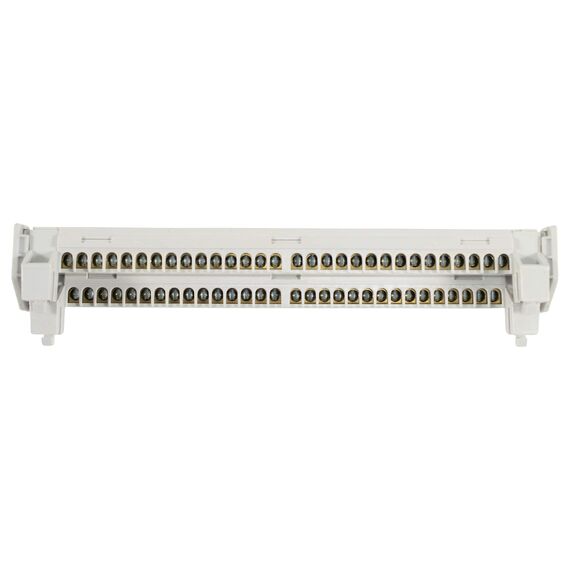 Sicherungskasten Aufputz IP65 Feuchtraum Gehäuse Verteiler Kleinverteiler 2 reihig 24 Module (N/PE Klemme 4x15)