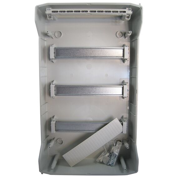 Sicherungskasten Aufputz IP65 Feuchtraum Gehäuse Verteiler Kleinverteiler 1-4 Reihen 4-48 Module